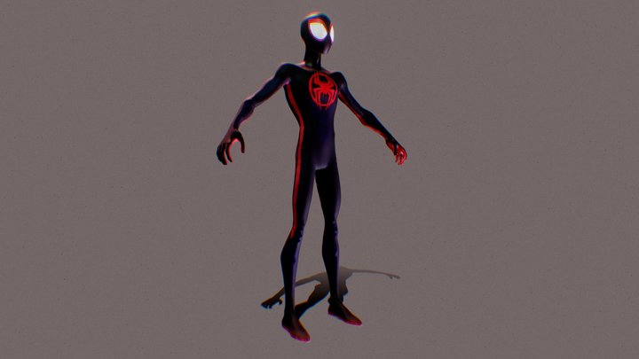 spiderverse miles 3D Model