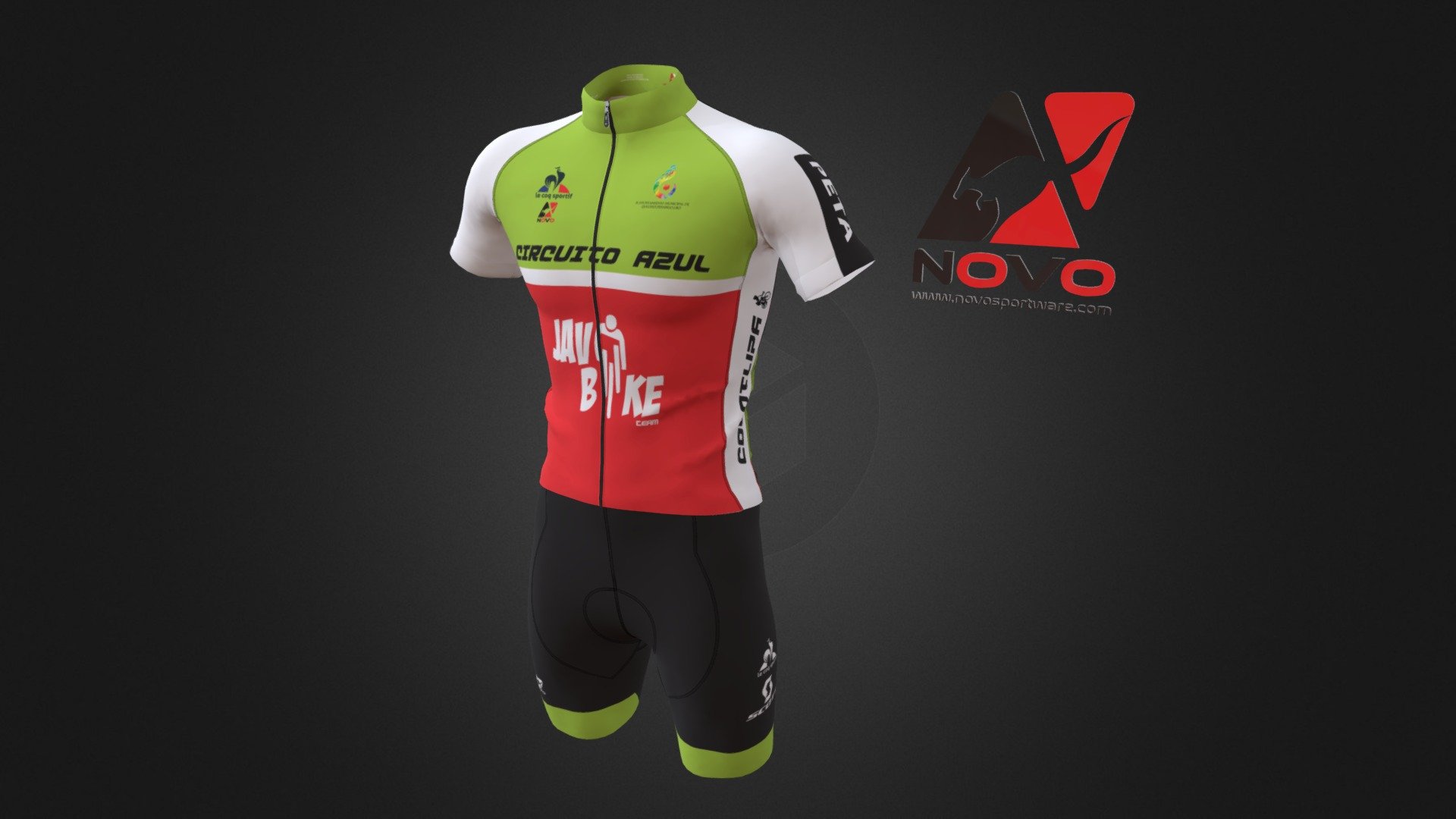 Uniforme Javi Bike - 3D model by NOVOSPORTWARE [d5b444c] - Sketchfab