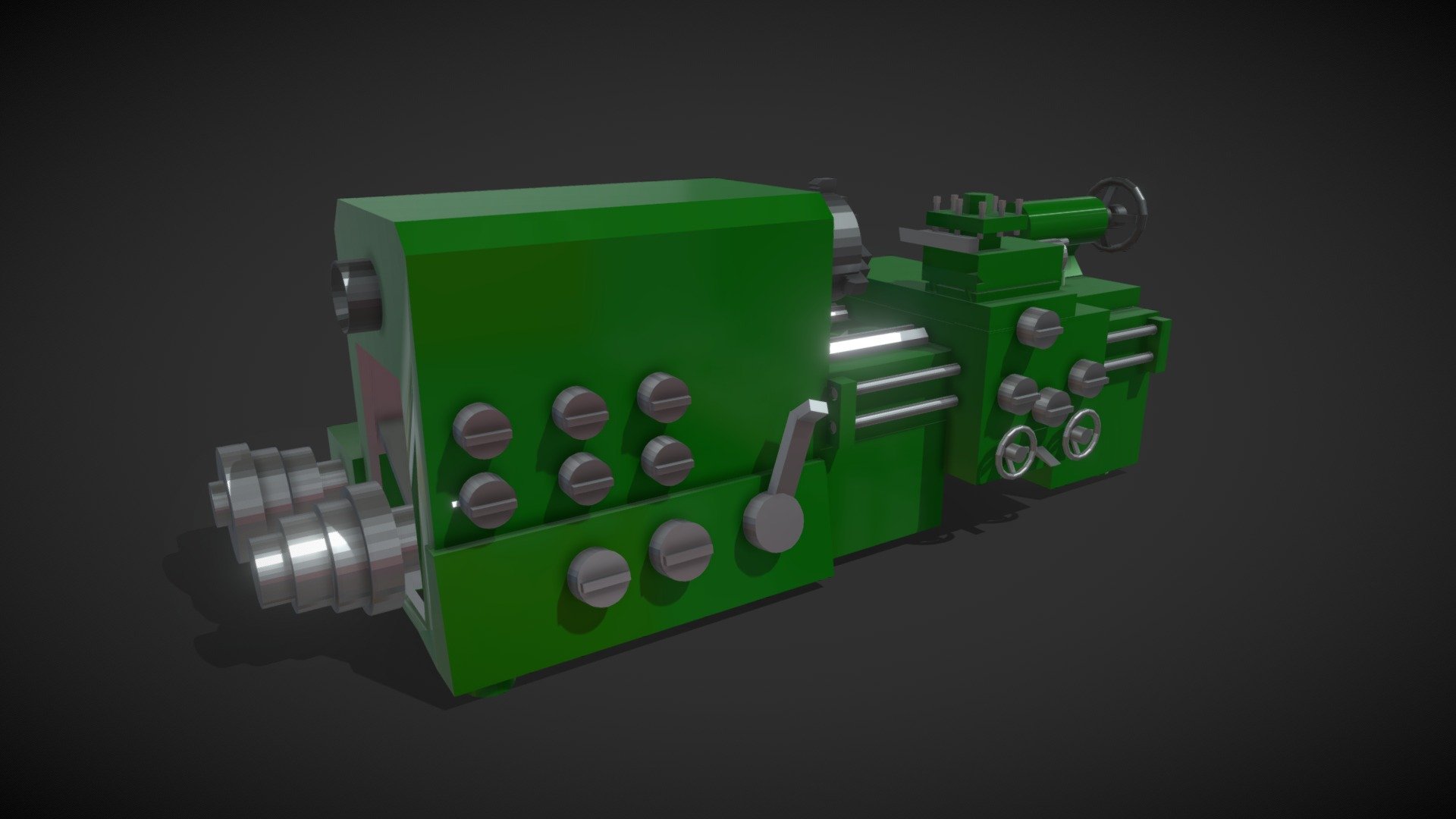 Lathe - 3D model by The Learning Network (@TheLearningNetwork) [d5b4c9b ...