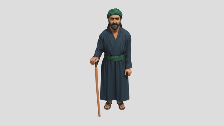 The lookalike of Imam Mahdi 3D Model