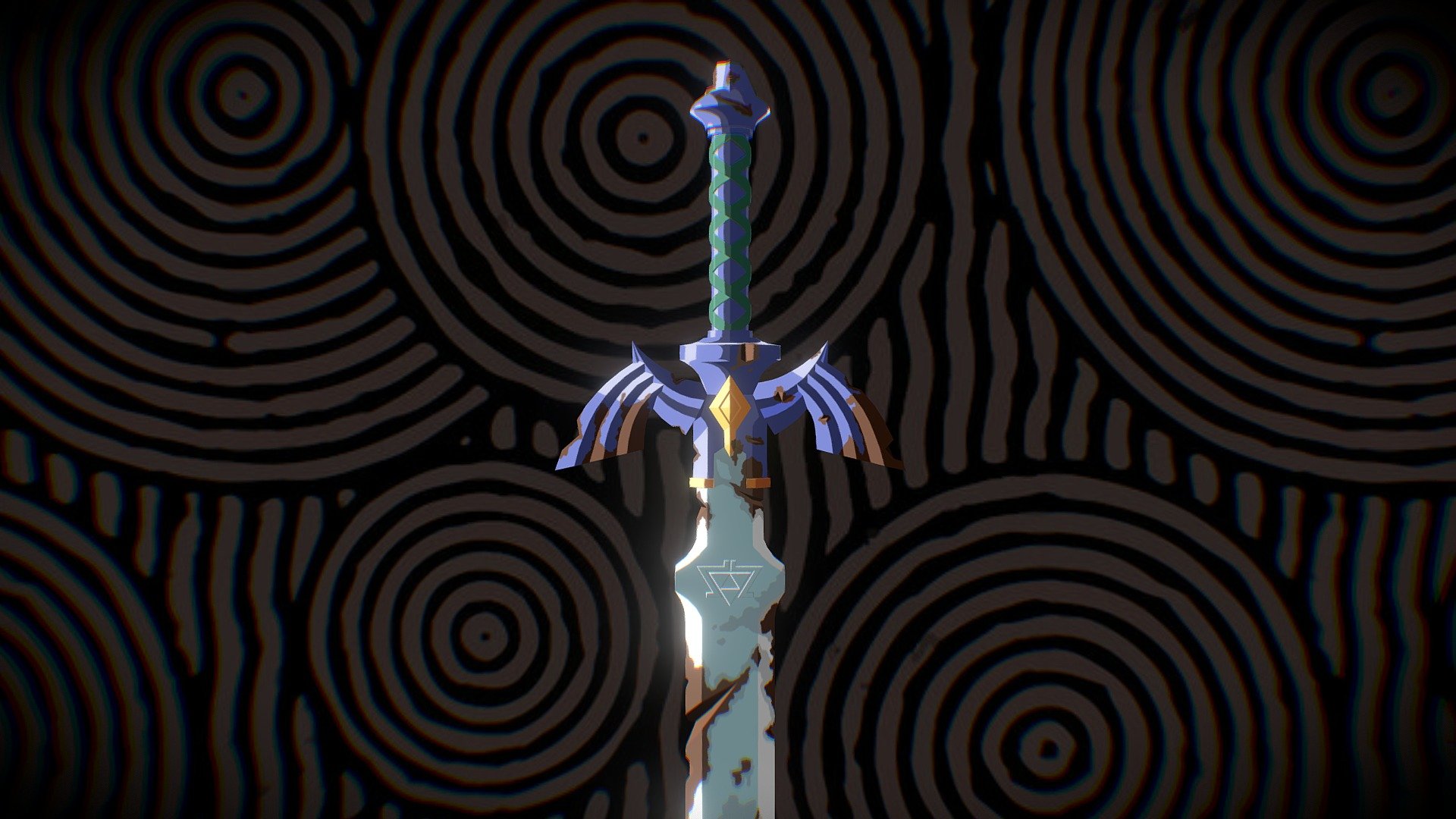 Master Sword (Zelda BOTW) - Buy Royalty Free 3D model by jcwiki ...