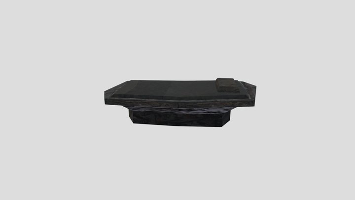 Ancient Bed 3D Model