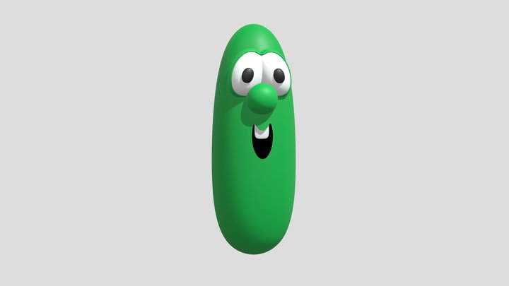 Larry The Cucumber 3D Model