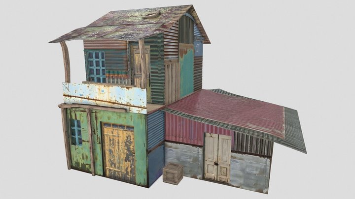ShantY-✦𝕏⛒𝕏✦-WarehousE-✦."𖥻:2Ø".✦ – Modello 3D gratuito STL