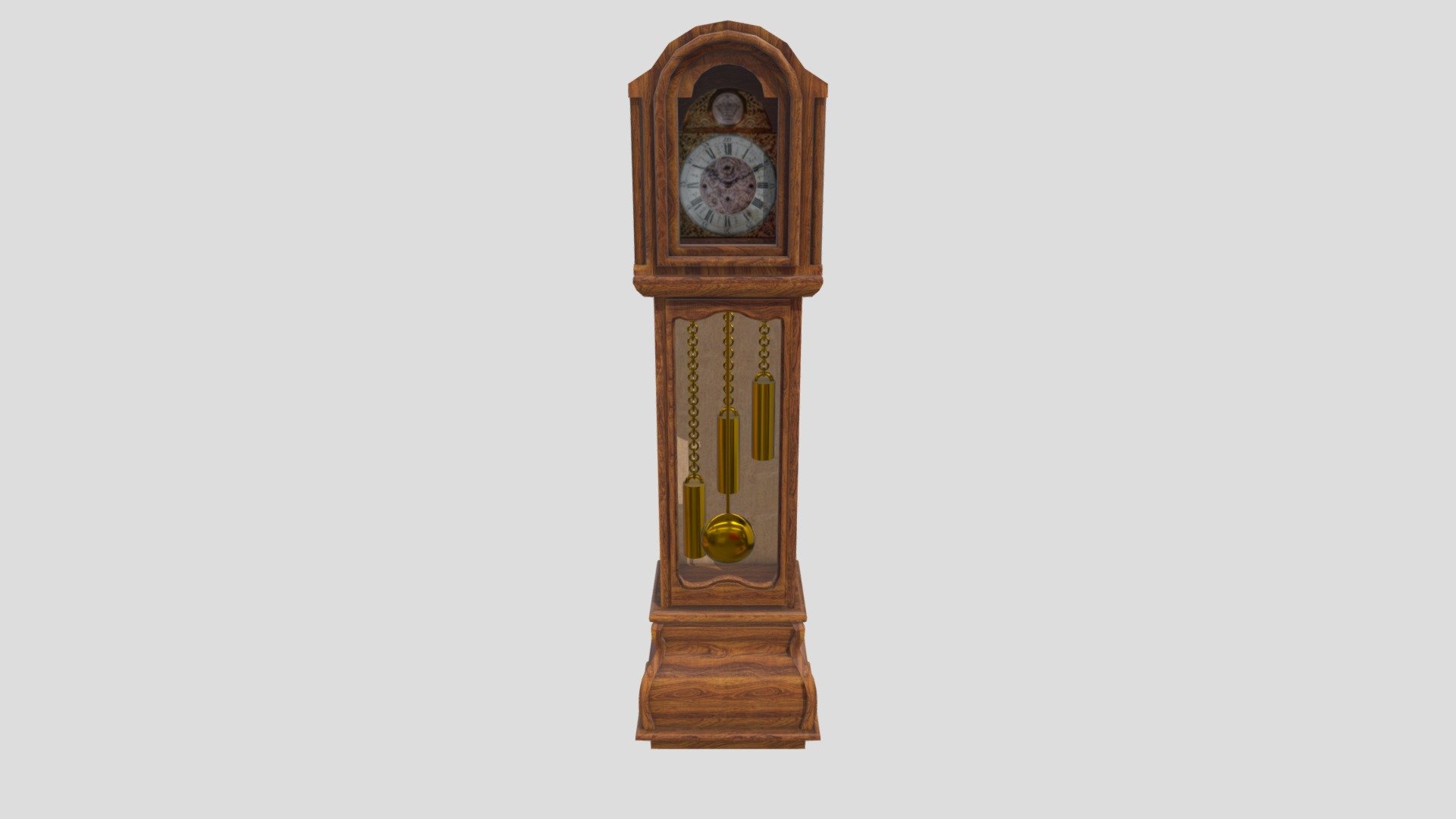 pendulum clock Download Free 3D model by ilarioseb [d5b9812] Sketchfab
