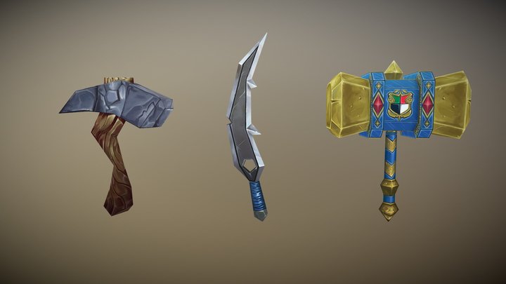 Weapon Practice 3D Model