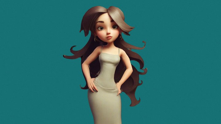 Stylized Character Free Download #6 3D Model