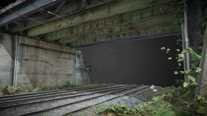20241219-Fukushima-Railway track‘s bridge 3D Model