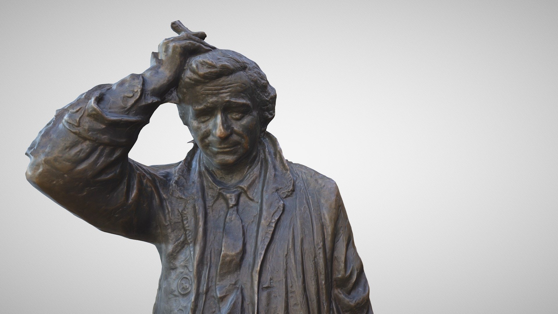 Lieutenant Columbo with his dog Download Free 3D model by ZachowajTo