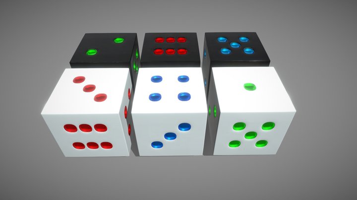 Dices 3D Model