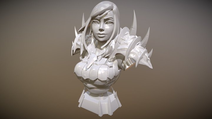 Koume Bust 3D Model