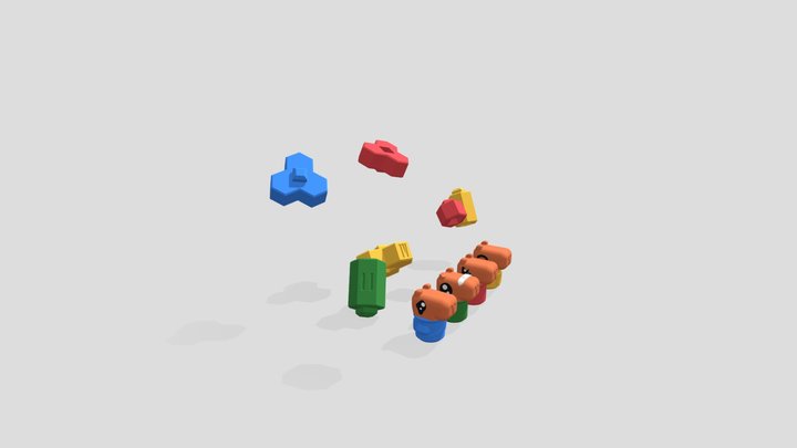 capivarias 3D Model