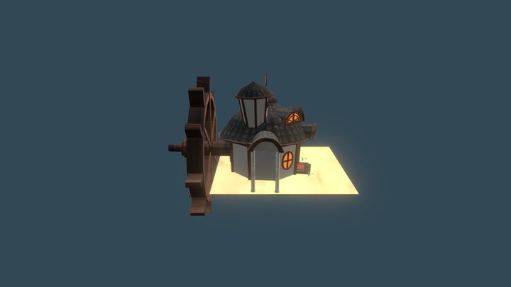 Farmhouse with tileable textures 3D Model