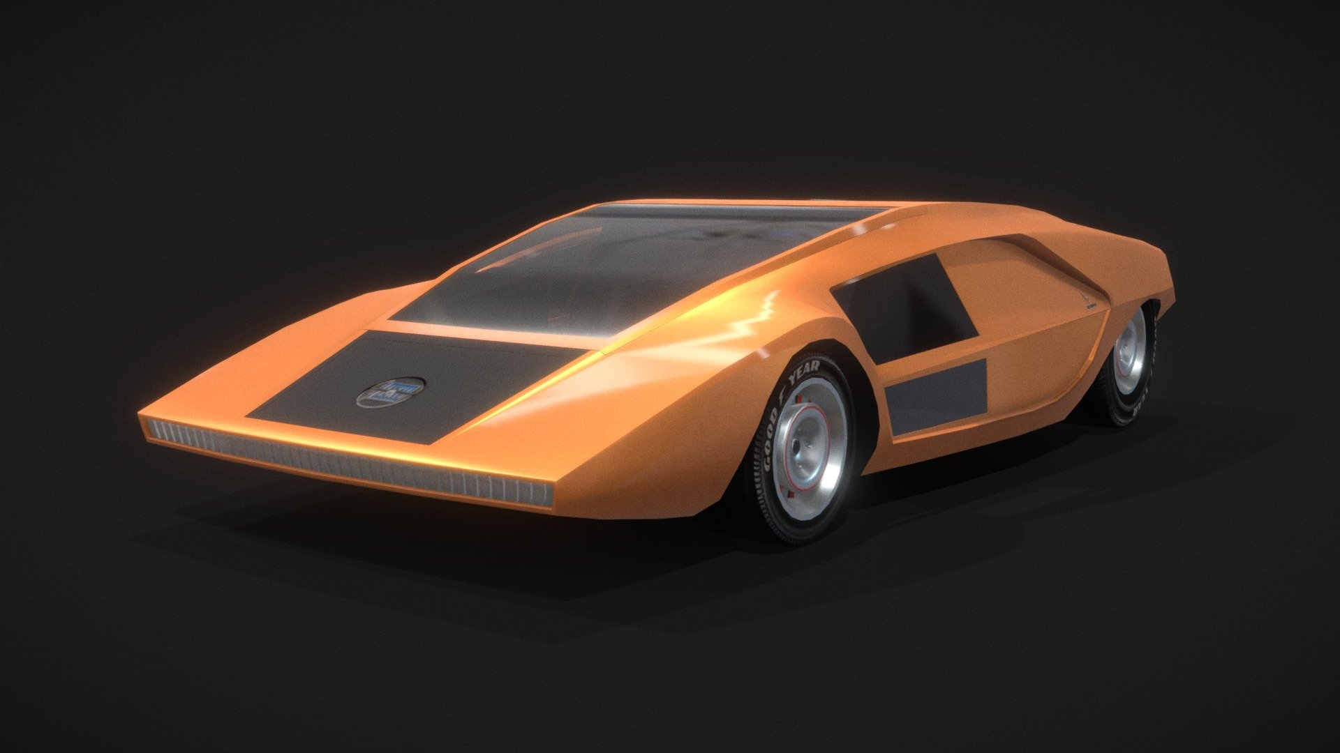 Lancia Stratos Zero HF - Download Free 3D model by Blue3D (@Blueberry12 ...