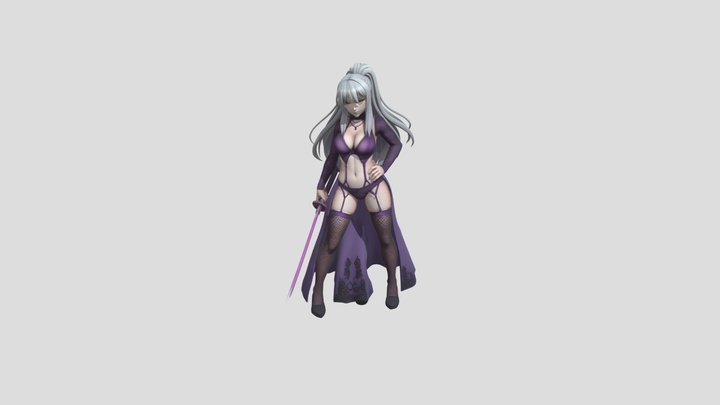 Ninja girl 2 – Modello 3D gratuito STL
