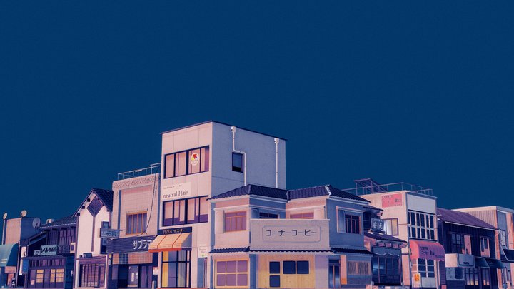 Japanese House Package 3D Model