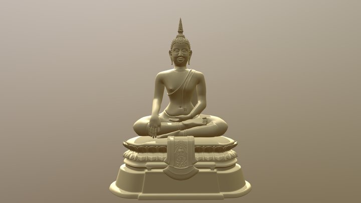 Lord Buddha 3D Model