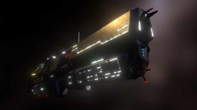 The Starship 'Einherjar' 3D Model