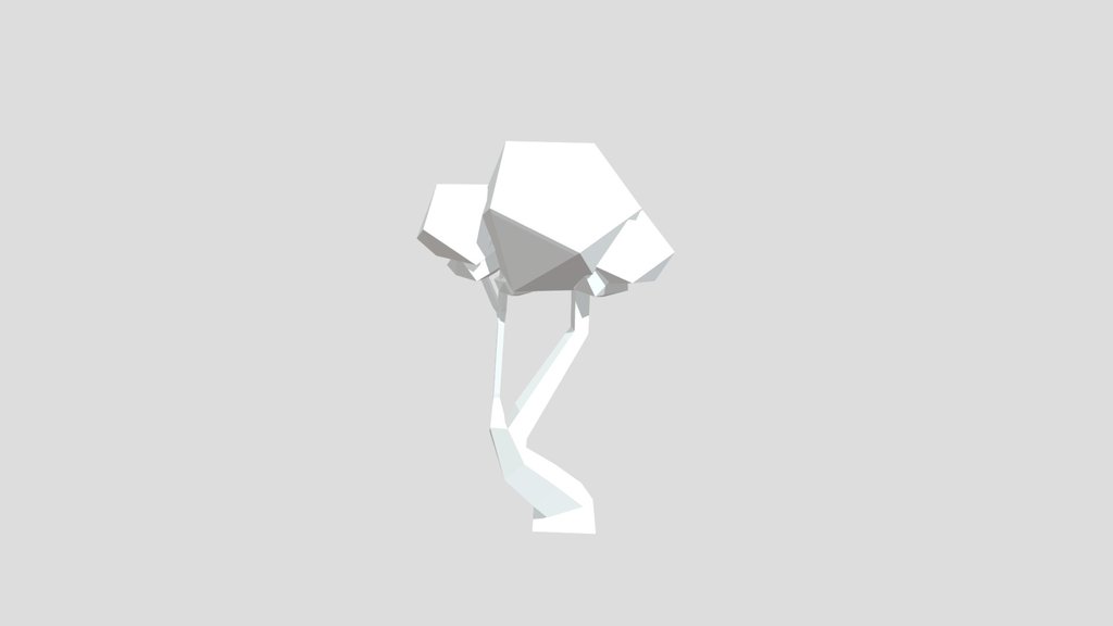 Low Poly Mango Tree