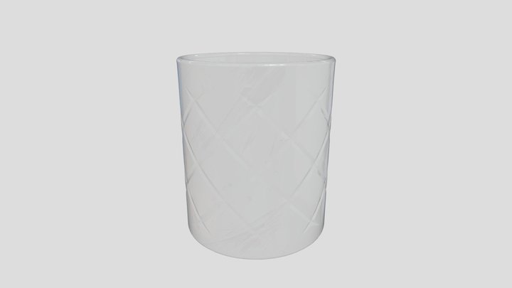 Crystal Glass Drinking Tumbler 3D Model