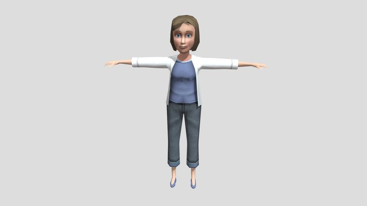 Andy mom Davis from toy story 3D Model