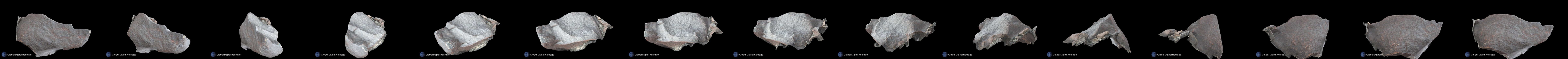 Petroglyph V23 Khatm Al Melaha, Kalba, Sharjah 3D Model