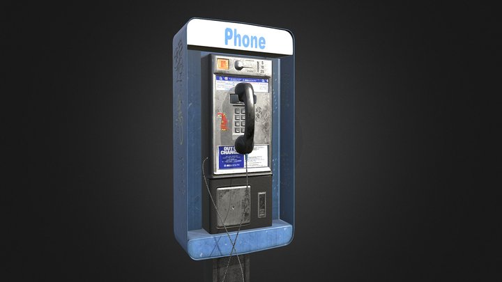 Brundon Barbara Payphone High Res 3D Model