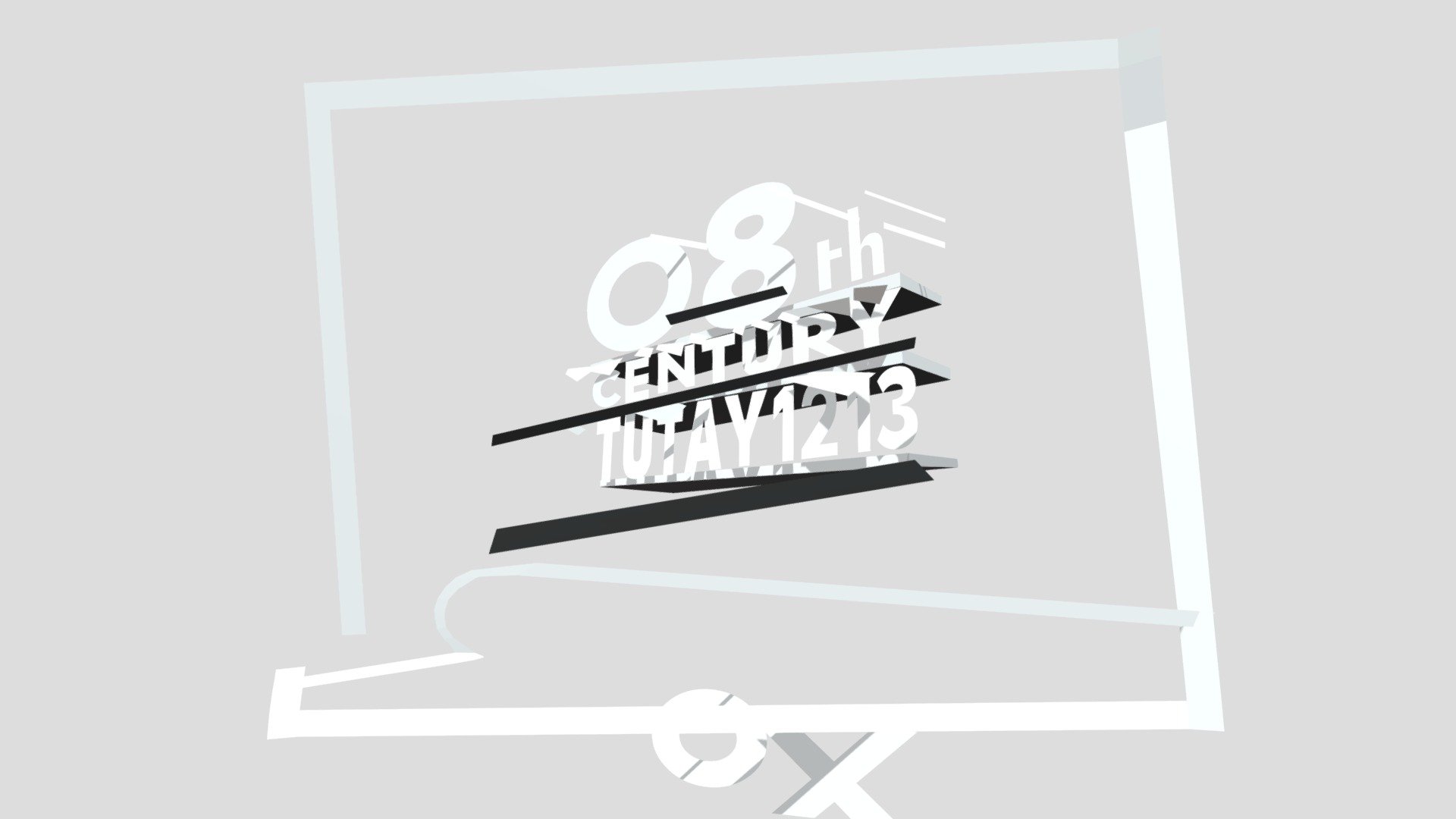 08th Century TUTAY1213 Logo Print