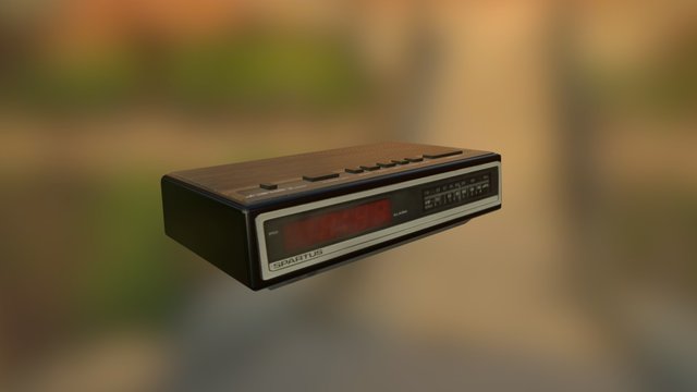 Morpheus Hotel Alarm Clock 3D Model