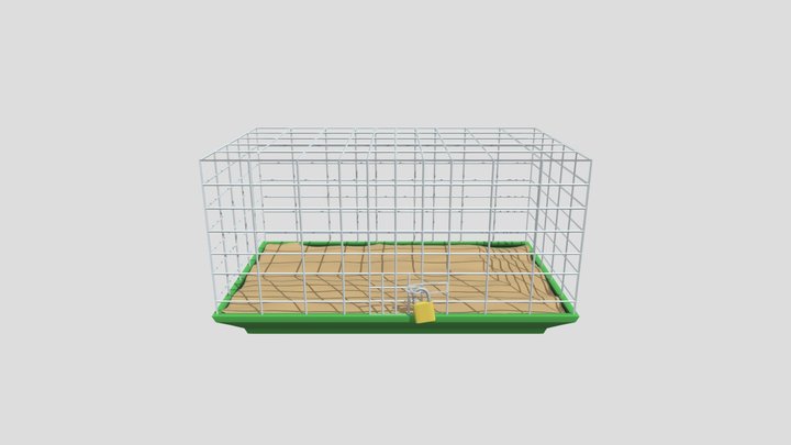 Hamster Cage (Gaiola) 3D Model