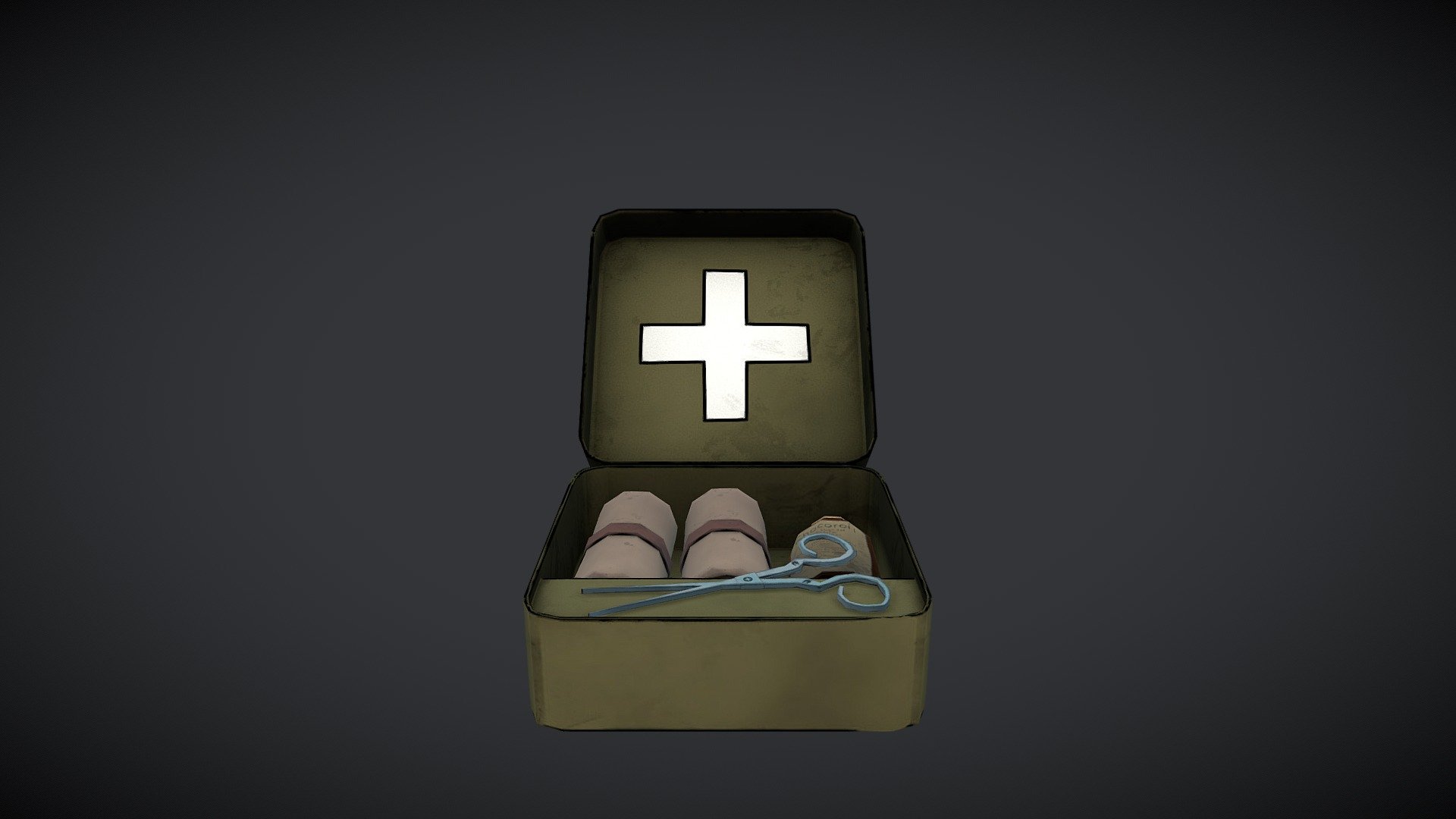 Stylized Medkit 3d Model By Lachie Steere Lachiesteere D5cb859