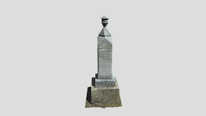 Storch Grave Monument, La crosse WI 3D Model