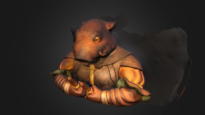 宮毘羅像【薬師如来十二神将】 3D Model