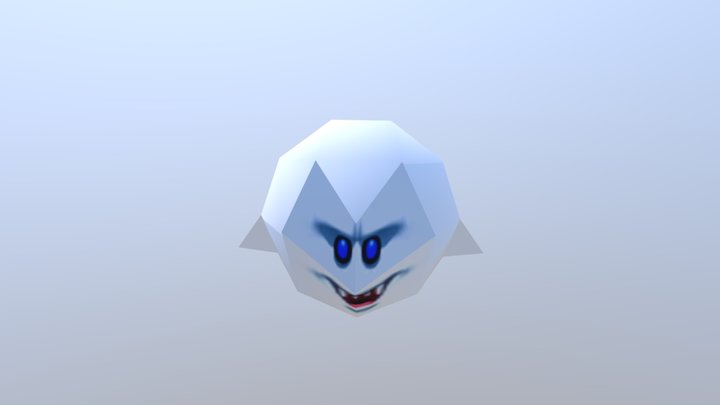 Nintendo 64 - Super Mario 64 - Boo 3D Model