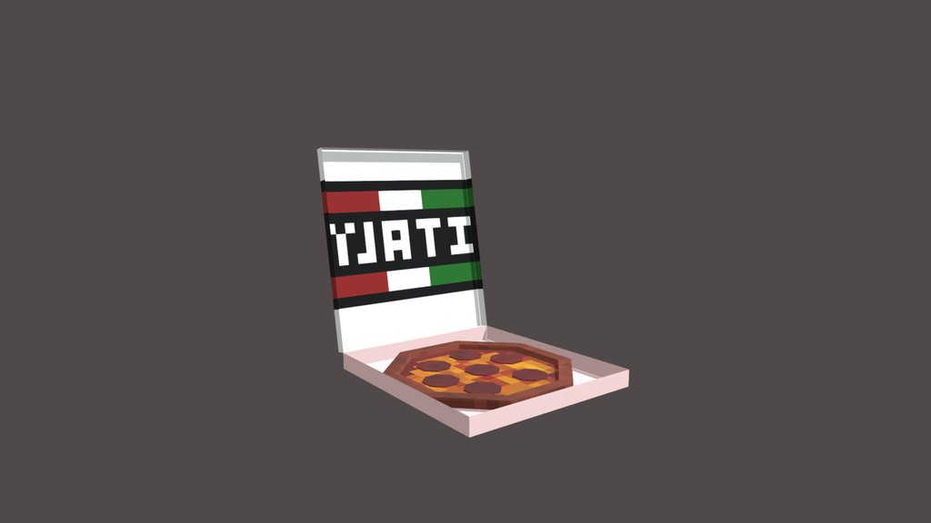 Low Poly - Italian Pizza