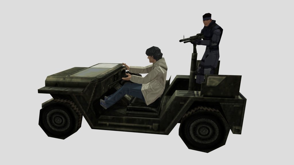 Metal Gear Solid - Snake/Otacon Jeep