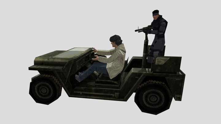 Metal Gear Solid - Snake/Otacon Jeep