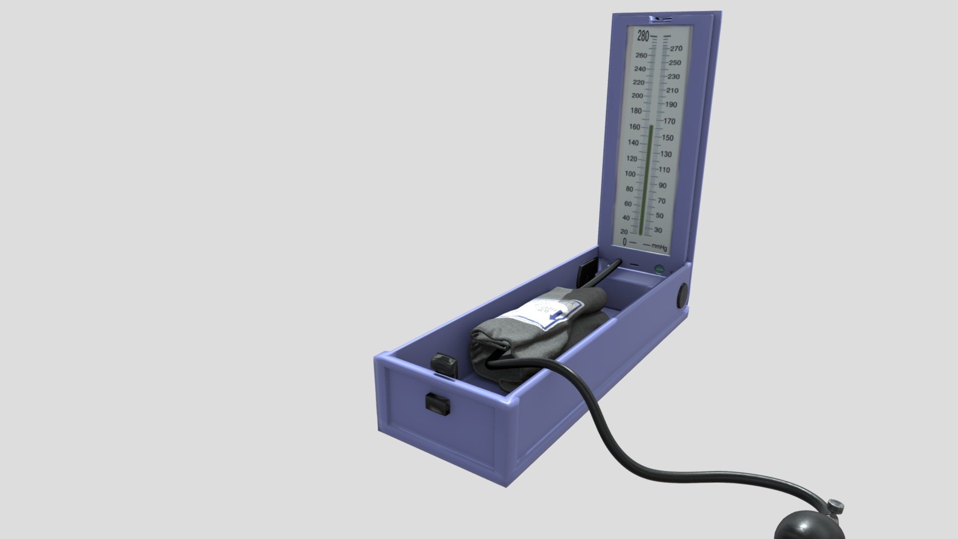 Sphygmomanometer 03 3D model by aya.atiya [d5cf4e3] Sketchfab