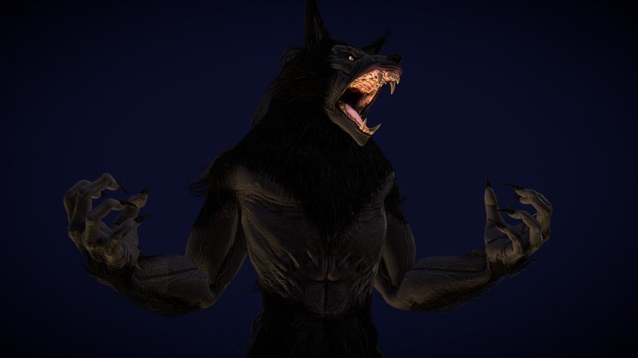 Werewolf from Horror Legends 3D Model