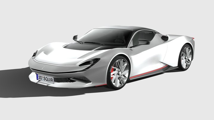 Pininfarina Battista 2020 3D Model