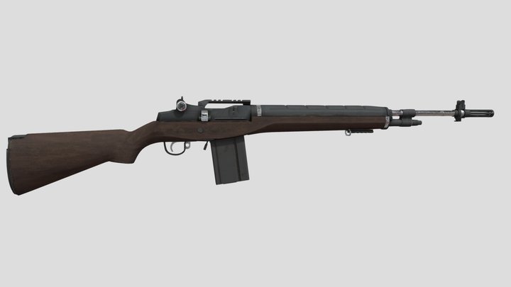 M14 | High Poly | PBR | FBX 3D Model