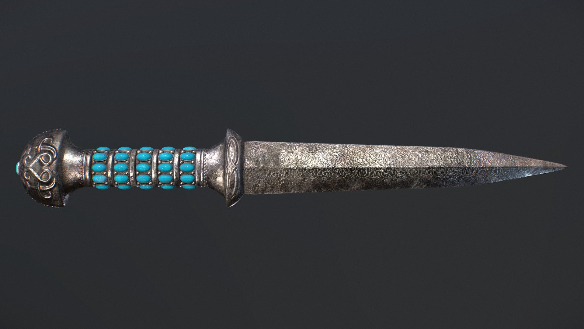 Medieval Dagger (Mid-poly, game-ready) - 3D model by Gilded 8 (@Gilded ...