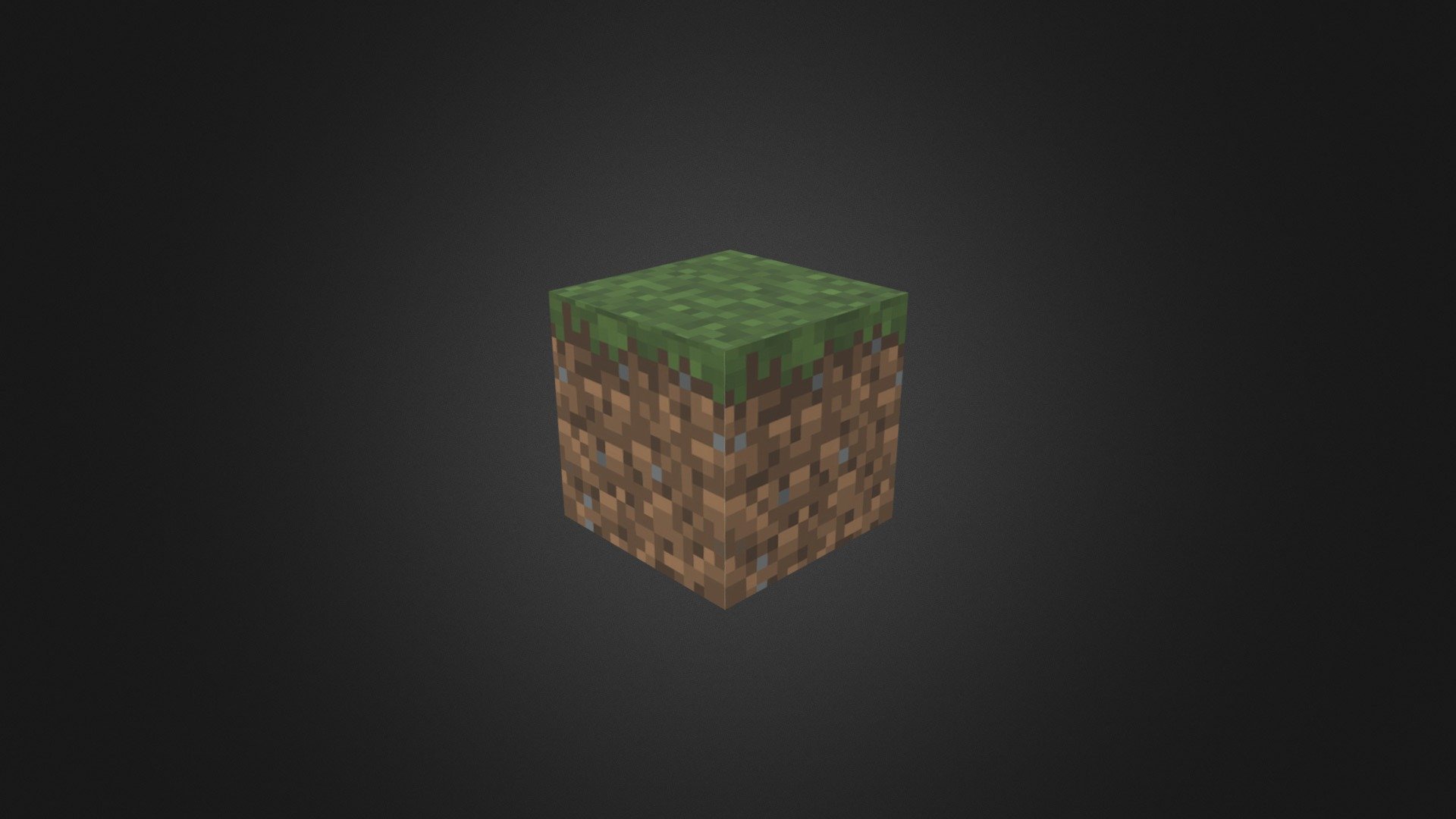 Minecraft Grass Block 3D 3D model