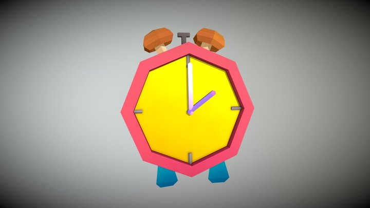 Day10 Alarm Clock 3D Model