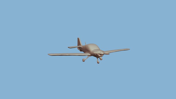 Scottish Aviation Bulldog 3D Model