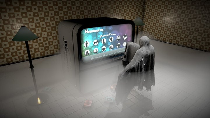 Reincarnation Vending Machine 3D Model