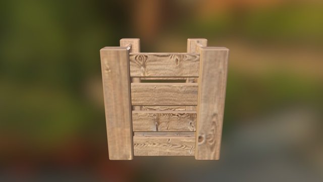 Echo's OCD Box Small - Wood 3D Model