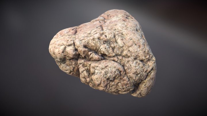 Granite stone pink 01 – Modello 3D gratuito STL