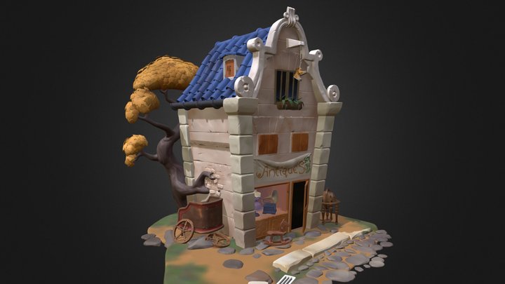 DAE - The Antique Shop 3D Model