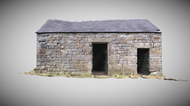 Peak District field barn 3D Model